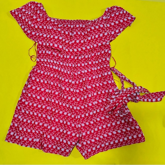 Lane Bryant Red romper - Picture 3 of 5